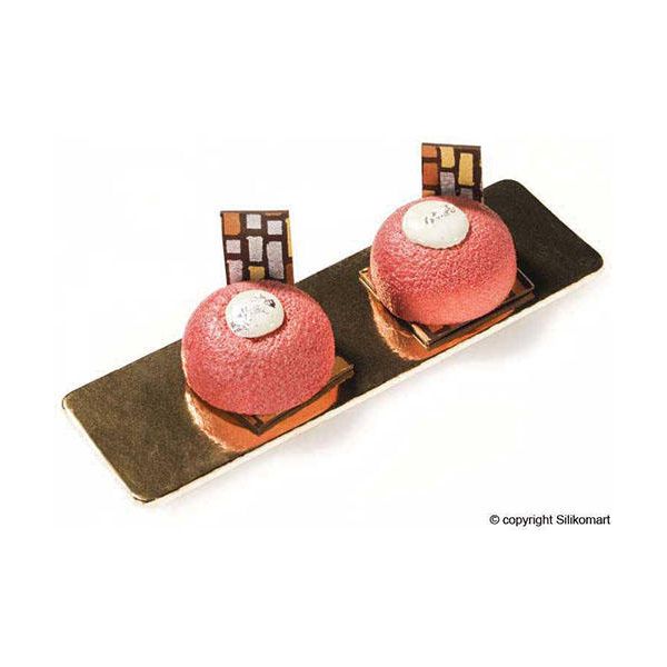 Moule en silicone 24 pomponnettes    - SilikoMart - Moule à gâteaux -  - La Guilde Culinaire