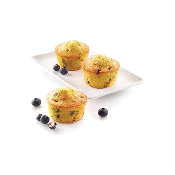 Moule en silicone muffin    - SilikoMart - Moule à muffins -  - La Guilde Culinaire