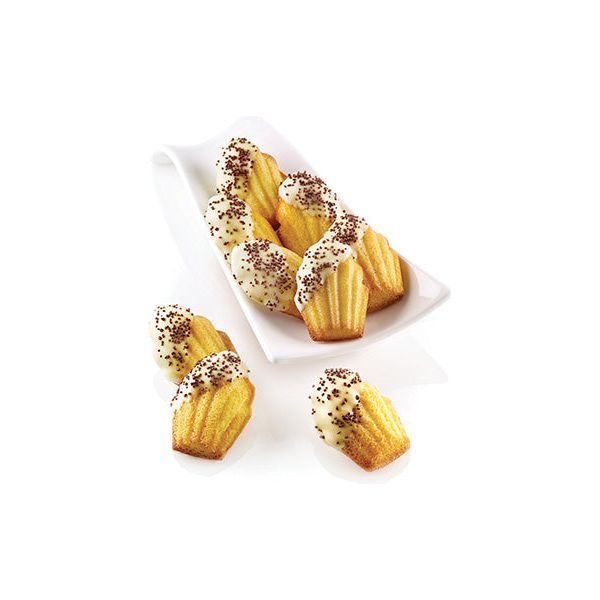Moule en silicone MADELEINE    - SilikoMart - Moule à gâteaux -  - La Guilde Culinaire