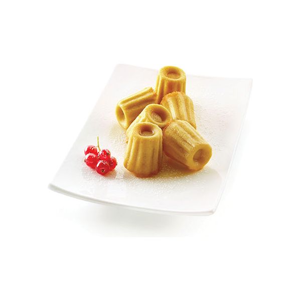 Moule BORDELAIS OU CANNELÉ en silicone flexible SILICONFLEX - MINI CANNELÉ    - SilikoMart - Moule à cannelé -  - La Guilde Culinaire