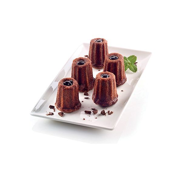 Moule CANNELÉ BORDELAIS en silicone flexible SILICONFLEX - MEDIUM CANNELE    - SilikoMart - Moule à cannelé -  - La Guilde Culinaire