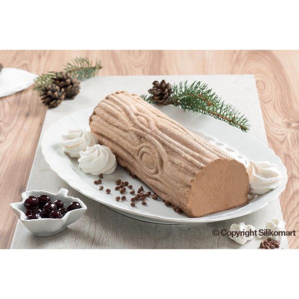 Moule silicone Bûche Magic Wood    - SilikoMart - Moule à bûche -  - La Guilde Culinaire