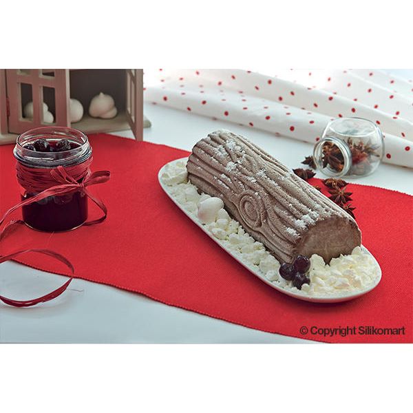Tapis Magic Wood pour Bûche    - SilikoMart - Moule à bûche -  - La Guilde Culinaire