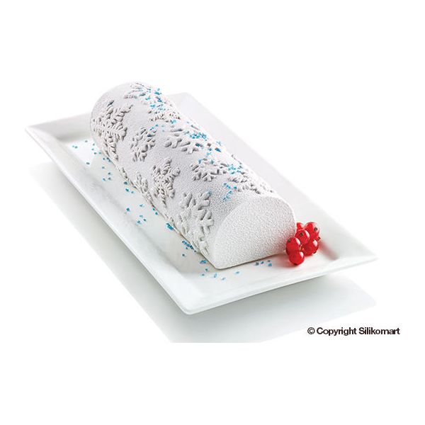 Tapis Frozen pour Bûche    - SilikoMart - Moule à bûche -  - La Guilde Culinaire