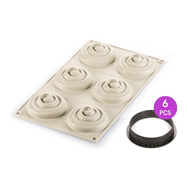 Kit mini Tarte Twist    - SilikoMart - Emporte-pièce -  - La Guilde Culinaire