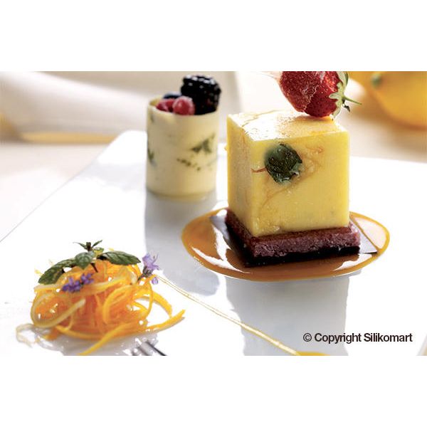 Moule Cube en silicone flexible SILICONFLEX    - SilikoMart - Moule à gâteaux -  - La Guilde Culinaire