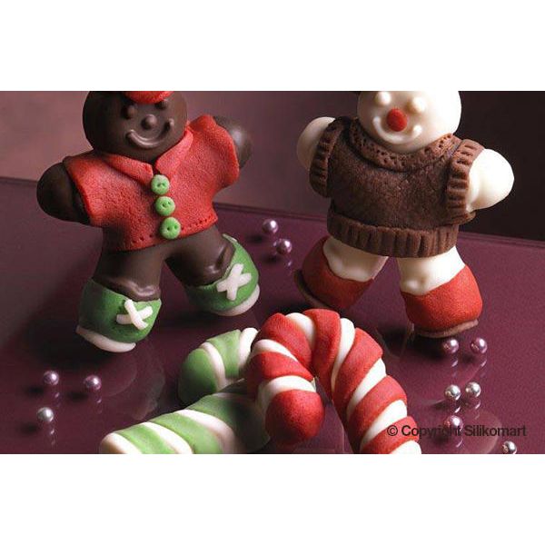 Moule Homme Pain d'Épice en silicone flexible SILICONFLEX    - SilikoMart - Moule à gâteaux -  - La Guilde Culinaire