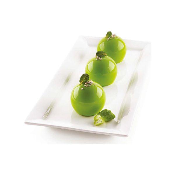 Moule Silicone Sphère 3D - Dolce Tartufo    - SilikoMart - Moule à gâteaux -  - La Guilde Culinaire