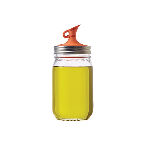 Couvercle verseur d'huile pour pots Mason    - Jarware - Pot masson -  - La Guilde Culinaire
