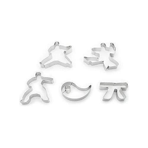 Kit Emportes pièces Karaté (5)!    - Fox Run - Emporte-pièce -  - La Guilde Culinaire