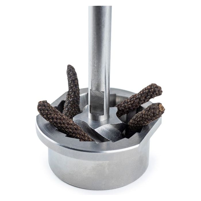 Moulin à poivres longs et gros grains manuel en bois et inox couleur naturel 16 cm - Isen - Peugeot    - Peugeot - Moulin à épices -  - La Guilde Culinaire