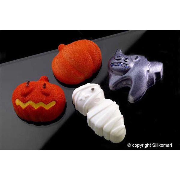 Moule Halloween en silicone flexible SILICONFLEX    - SilikoMart - Moule à gâteaux -  - La Guilde Culinaire
