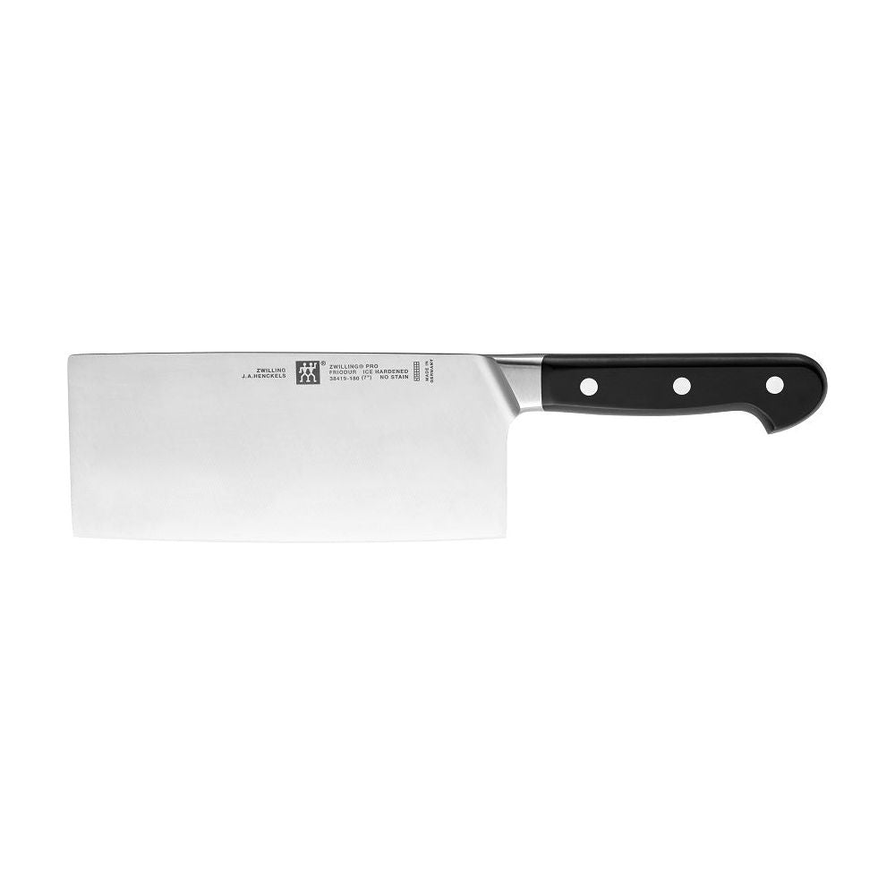 Collection Zwilling Pro Couteau de chef chinois - 7'' - 18 cm    - Zwilling - Couteau de Chef -  - La Guilde Culinaire