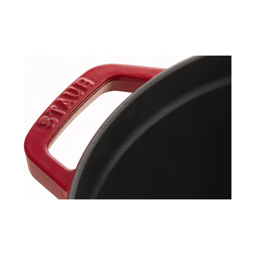 Cocotte ronde fonte et émail Rouge 9'' 24cm 3.8L    - Staub - Cocotte -  - La Guilde Culinaire