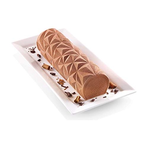 Moule Bûche 3D Diamond    - SilikoMart - Moule à bûche -  - La Guilde Culinaire
