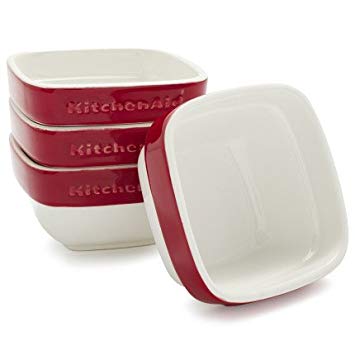 Ensemble de 4 ramequins en céramique KitchenAid *    - Kitchenaid - Ramequin -  - La Guilde Culinaire