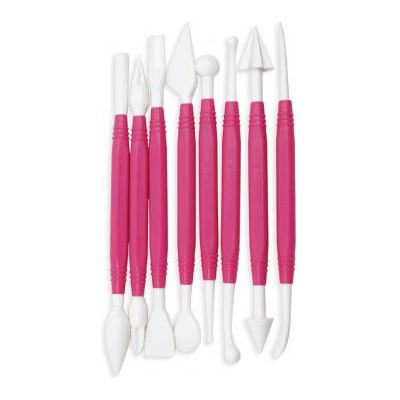 8 outils pour pâte à sucre    - Scrapcooking - Outil de modelage -  - La Guilde Culinaire