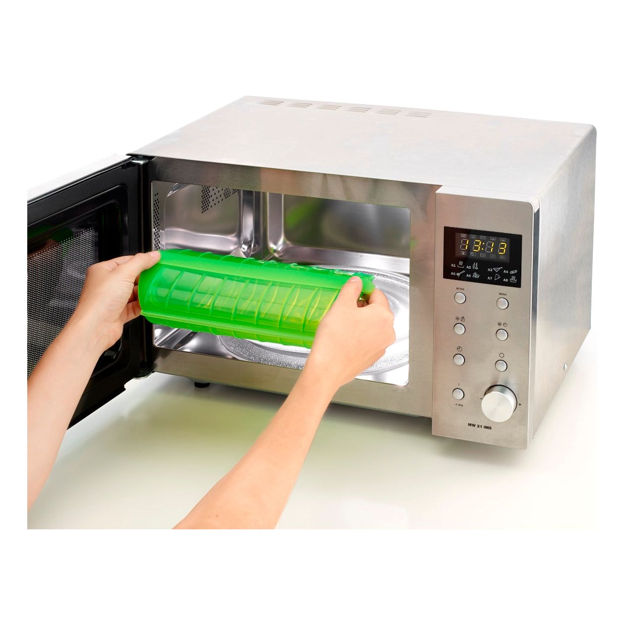 Cocotte OGYA XL (vert) 3-4 pers.    - Lékué - Cocotte -  - La Guilde Culinaire