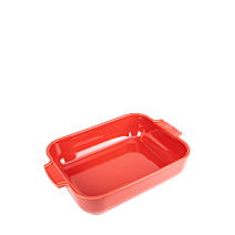APPOLIA - Plat four en céramique rectangle Rouge 32cm-12,5"    - Peugeot - Plat pour four -  - La Guilde Culinaire