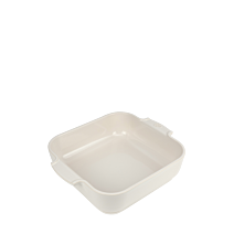 APPOLIA - Plat four en céramique carré 28cm - 11 po Écru - Peugeot - Plat pour four - 60169 - La Guilde Culinaire