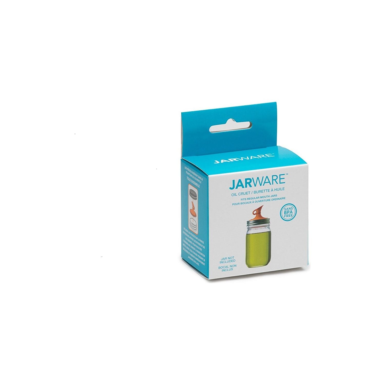 Couvercle verseur d'huile pour pots Mason    - Jarware - Pot masson -  - La Guilde Culinaire