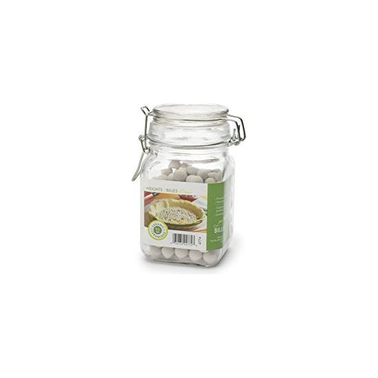 Poids en céramique pour tarte dans un pot masson !    - Fox Run - Accessoire -  - La Guilde Culinaire