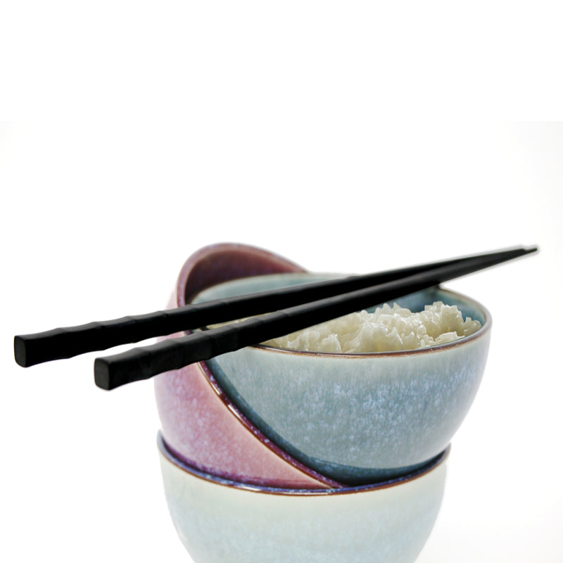 Ensemble de 4 paires de baguettes réutilisables    - Zen Cuizine - Baguette asiatique -  - La Guilde Culinaire