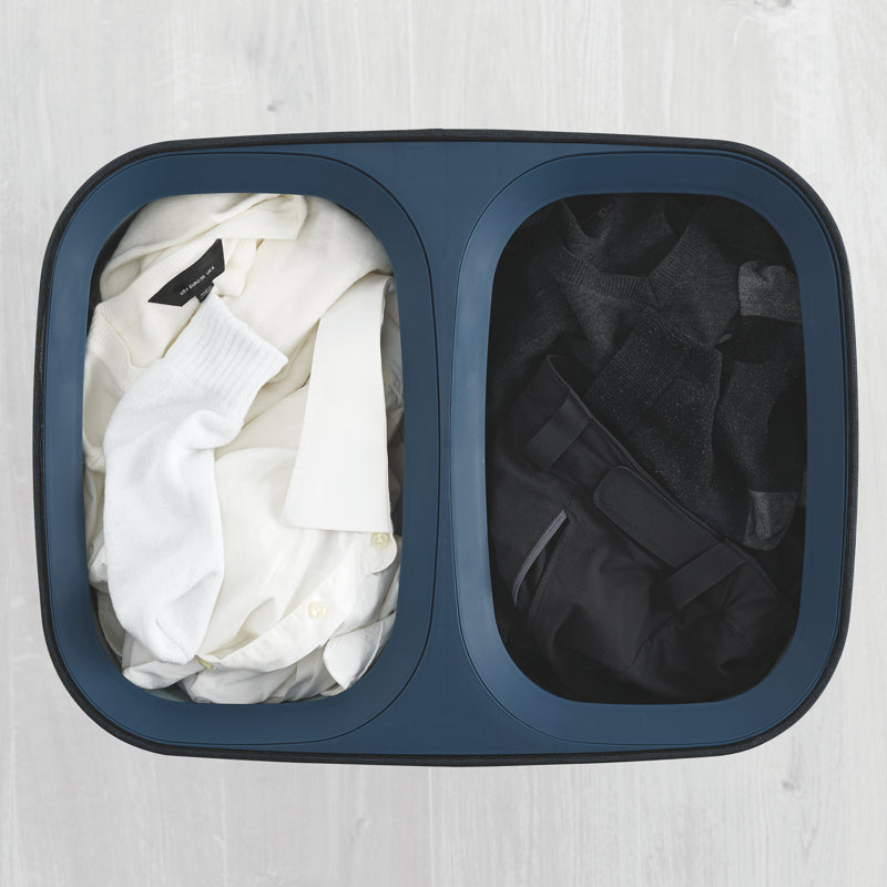 Panier à linge facile à vider Tota 90L Noir    - Joseph Joseph - Panier à linge -  - La Guilde Culinaire