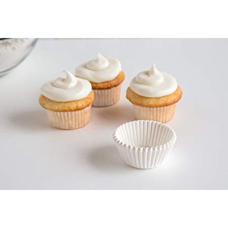 Petits moules en papier blanc    - Fox Run - Moule à muffins -  - La Guilde Culinaire
