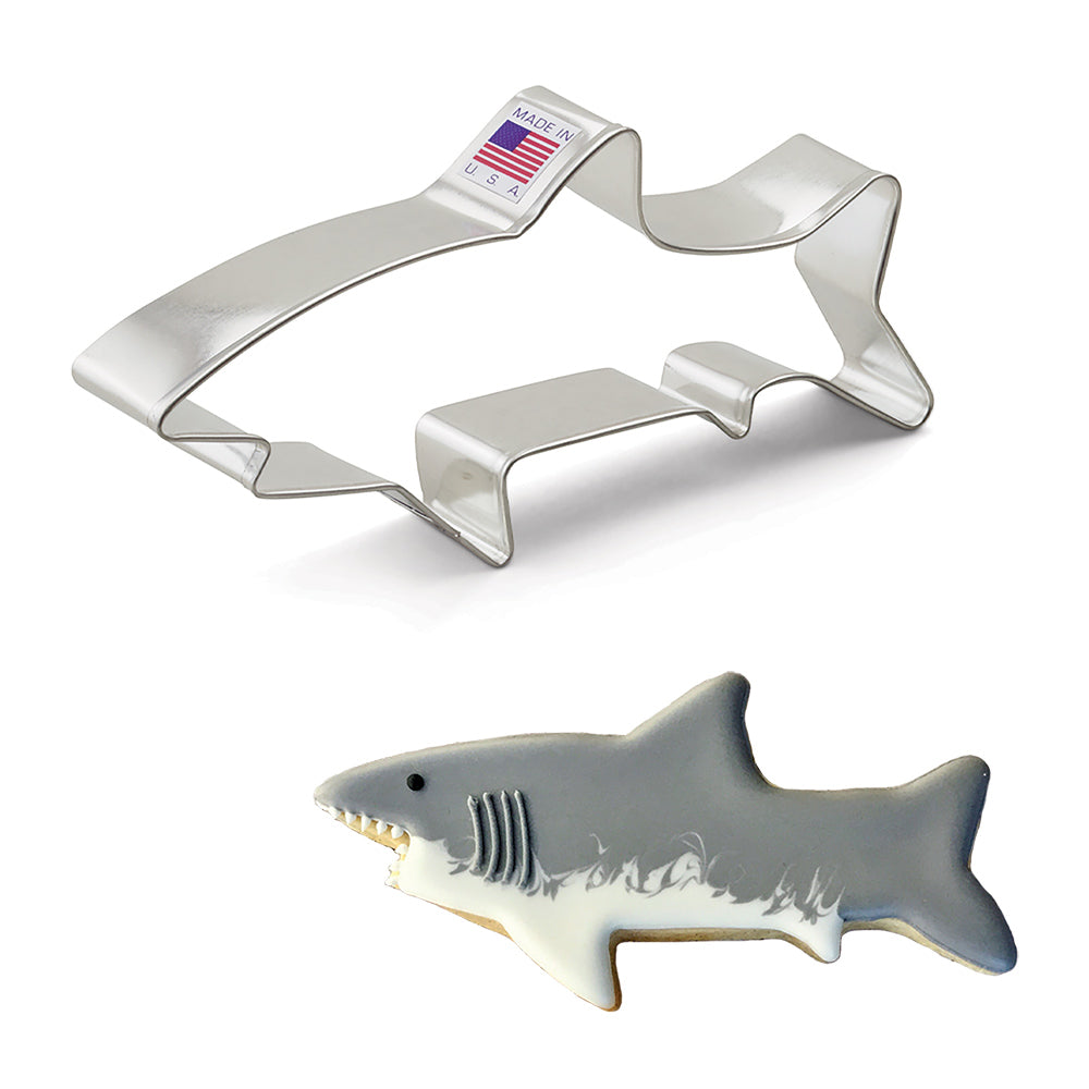 Emporte-pièce en forme de requin 5 3/4"    - Ann Clark Cookie Cutters - Emporte-pièce -  - La Guilde Culinaire