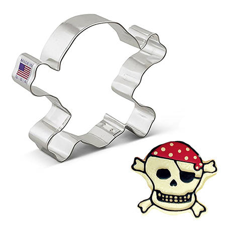 Emporte-pièce Tête de mort 4 1/2"    - Ann Clark Cookie Cutters - Emporte-pièce -  - La Guilde Culinaire