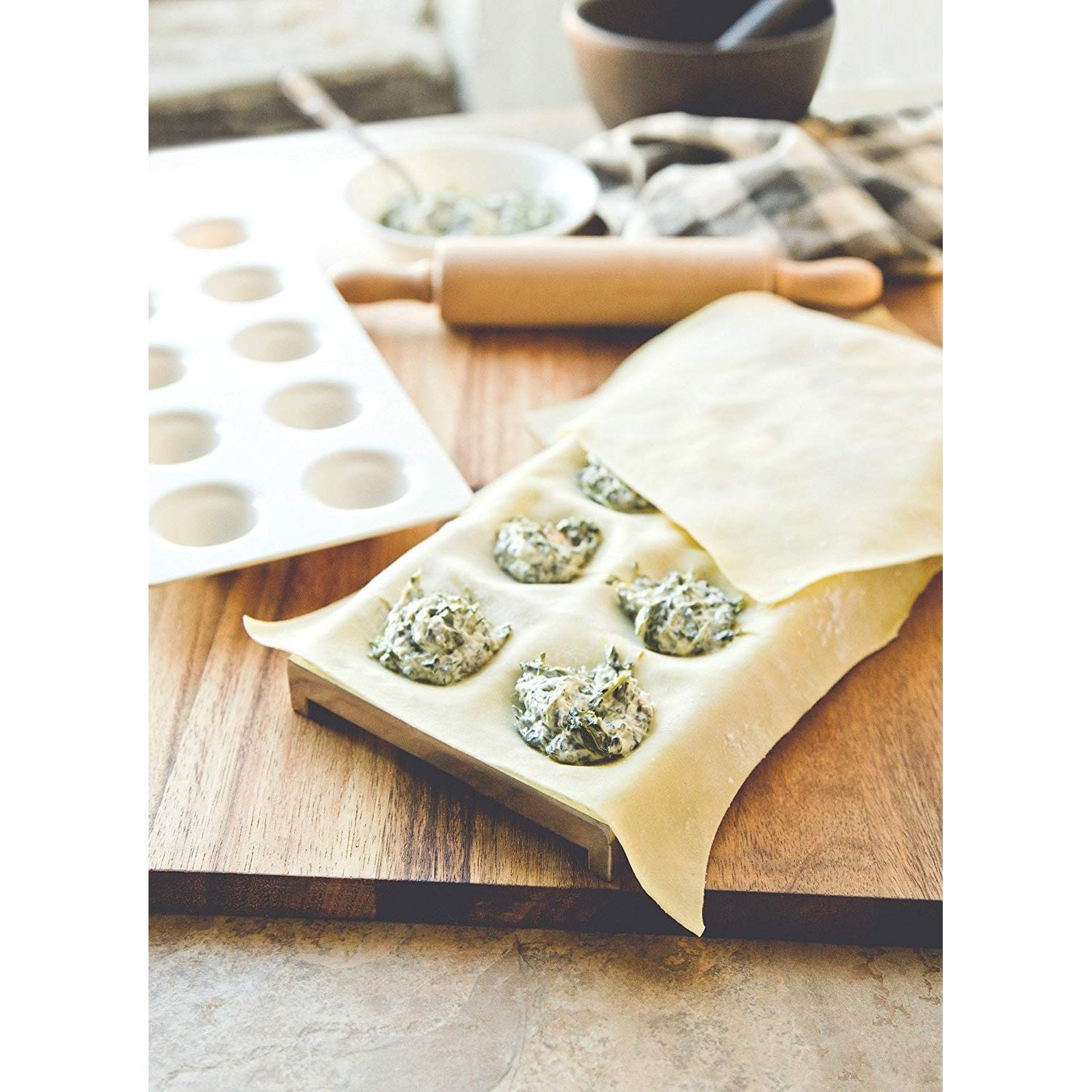 Moule à Ravioli en aluminium jumbo    - Fox Run - Moule à raviolis -  - La Guilde Culinaire