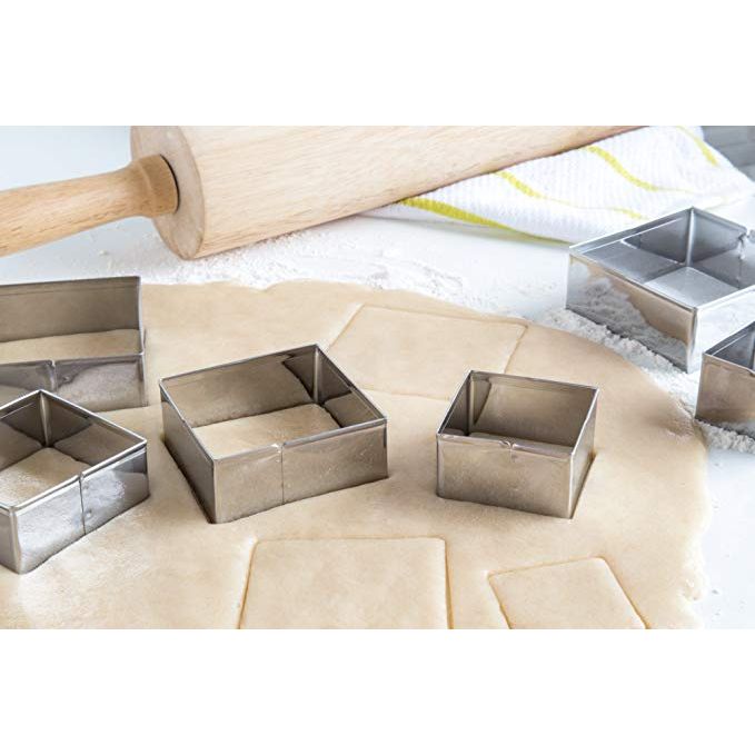 Kit emporte-pièces carrés 6 pcs    - Fox Run - Emporte-pièce -  - La Guilde Culinaire