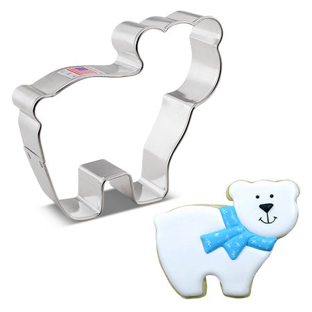 Emporte-pièce Ours mignon 3" x 3 5/8"    - Ann Clark Cookie Cutters - Emporte-pièce -  - La Guilde Culinaire