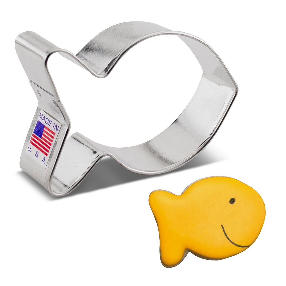 Emporte-pièce Poisson rouge 3" x 2"    - Ann Clark Cookie Cutters - Emporte-pièce -  - La Guilde Culinaire