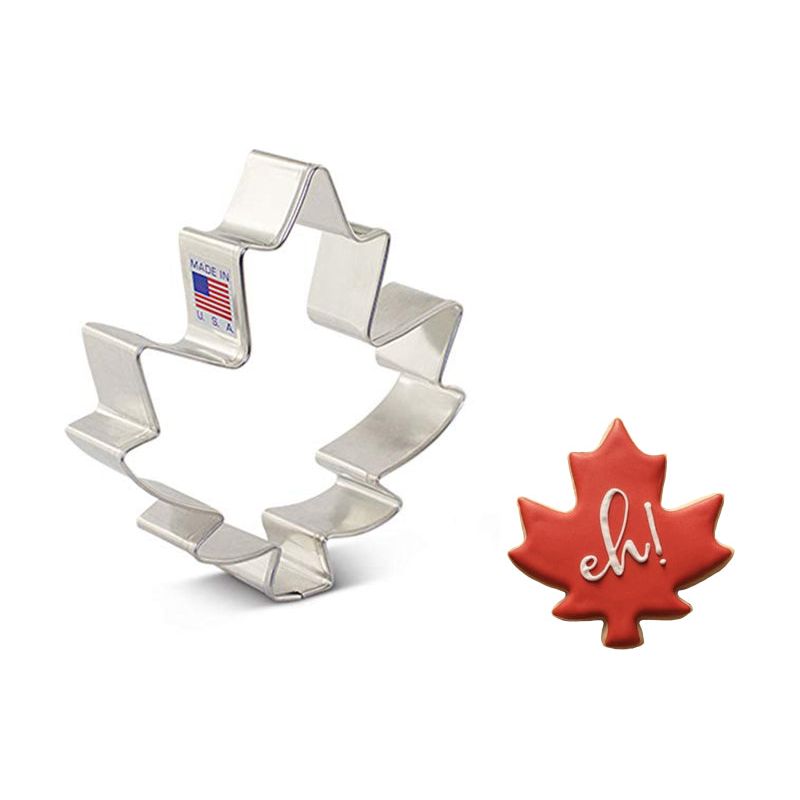 Emporte-pièce Feuille d'érable 3 3/4    - Ann Clark Cookie Cutters - Emporte-pièce -  - La Guilde Culinaire