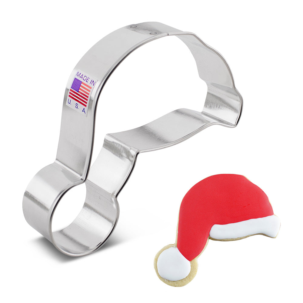 Emporte-pièce Bonnet de Noel 4 1/2" X 3 1/2"    - Ann Clark Cookie Cutters - Emporte-pièce -  - La Guilde Culinaire