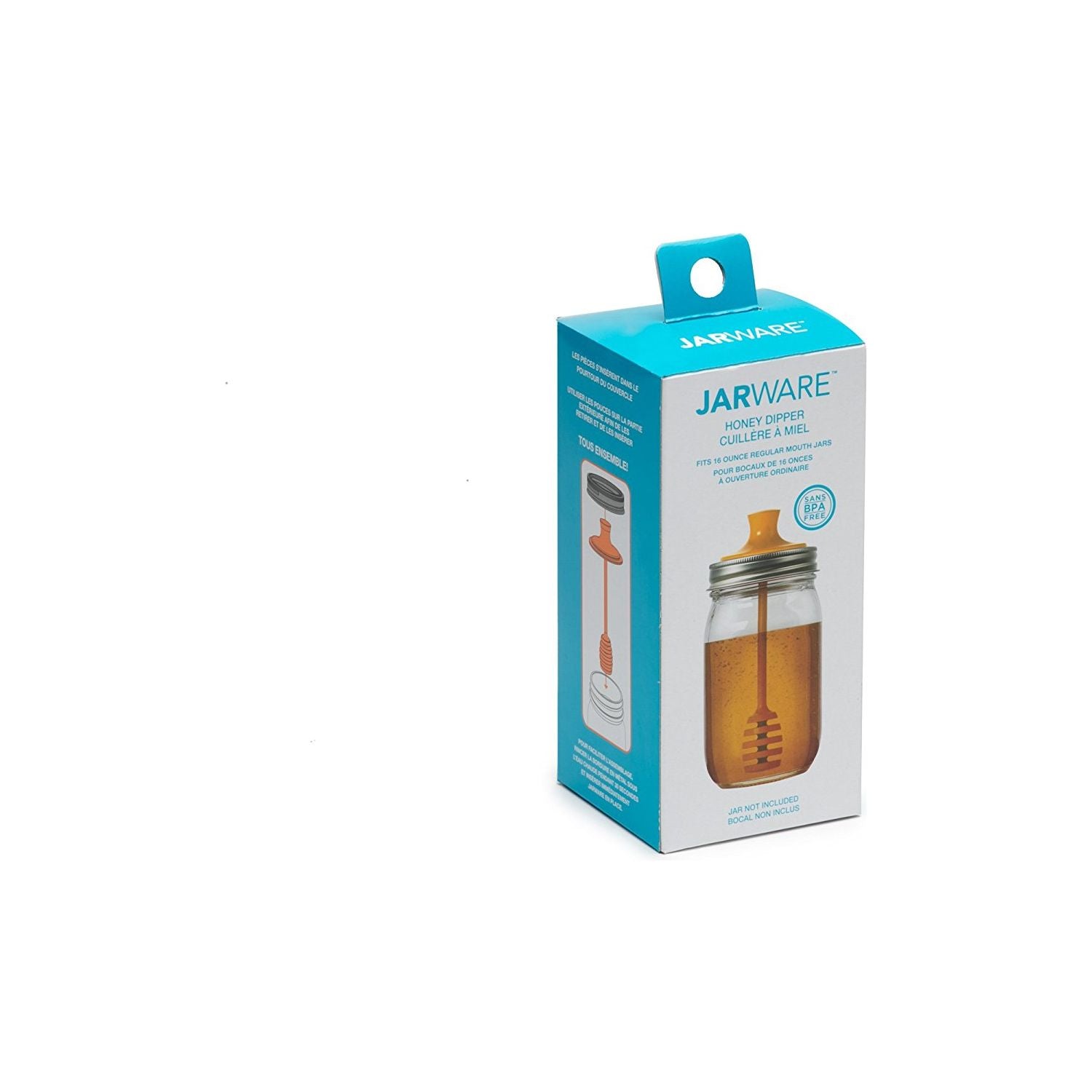 Couvercle cuillère à miel pour pots Mason    - Jarware - Pot masson -  - La Guilde Culinaire