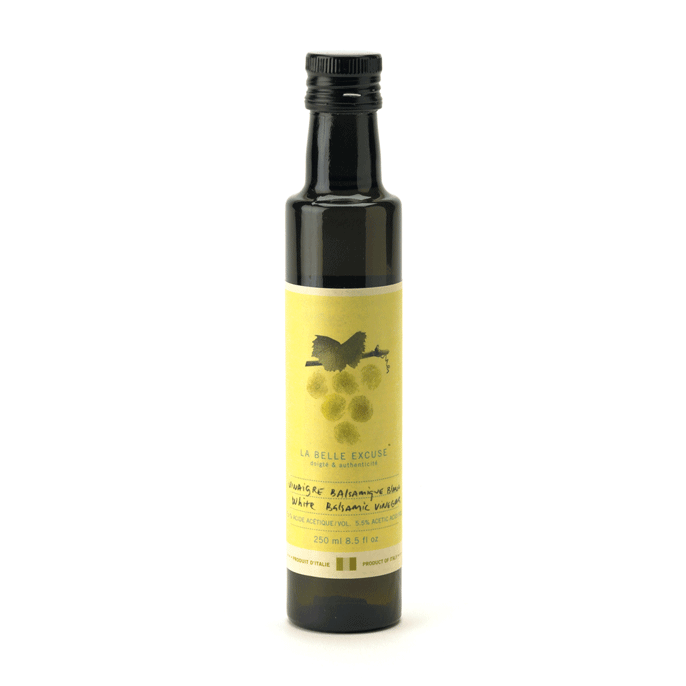 Vinaigre balsamique blanc 250ml    - La Belle Excuse - Vinaigre -  - La Guilde Culinaire