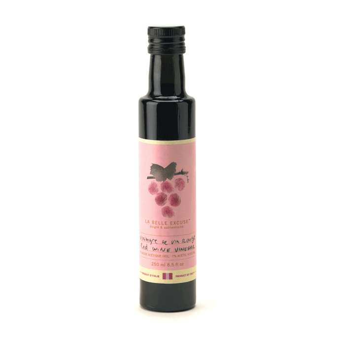 Vinaigre de vin rouge 250ml    - La Belle Excuse - Vinaigre -  - La Guilde Culinaire