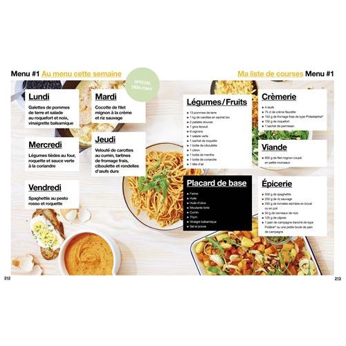 La bible du batchcooking En 2H je cuisine pour toute la semaine    - Hachette Ed. - Livre de cuisine -  - La Guilde Culinaire