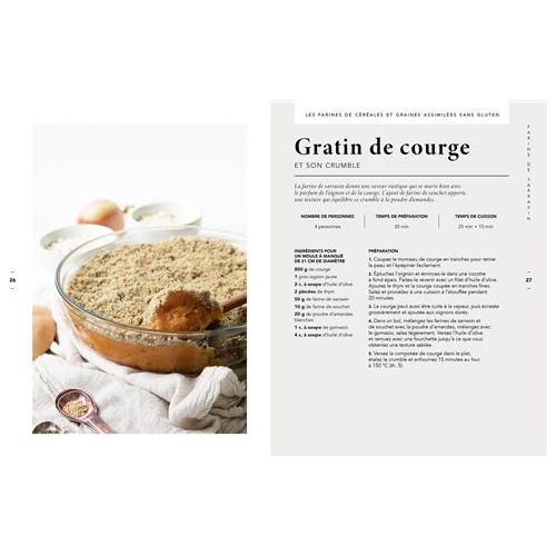 Farines alternatives    - La Plage Ed. - Livre de cuisine -  - La Guilde Culinaire