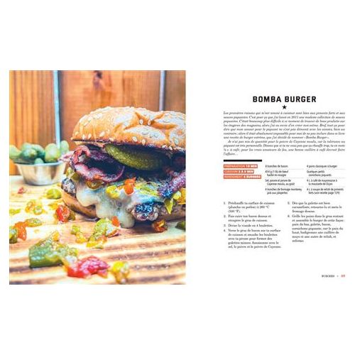 Burger Simon de L'Est !    - De L'Homme Ed. - Livre de cuisine -  - La Guilde Culinaire