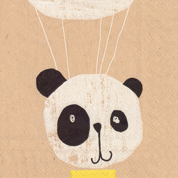 Serviette Cocktail Panda    - IHR - Serviette -  - La Guilde Culinaire