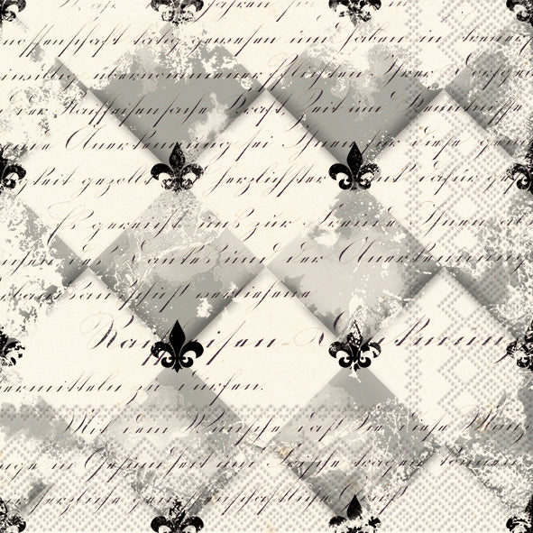 Serviette Cocktail Fleur de Lys    - IHR - Serviette -  - La Guilde Culinaire