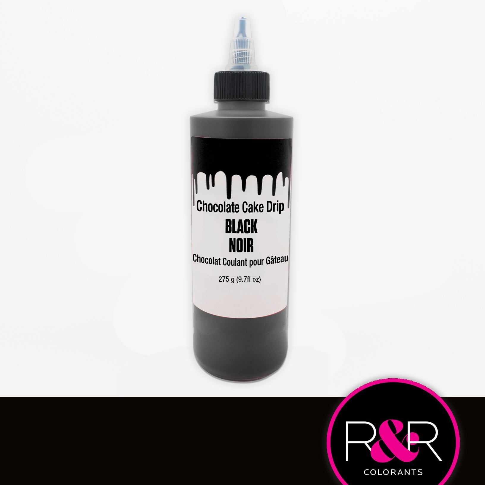 Chocolat Coulant pour Gâteau “Cake Drip” Noir - 275g    - Roxy & Rich - Chocolat coulant pour gâteau -  - La Guilde Culinaire