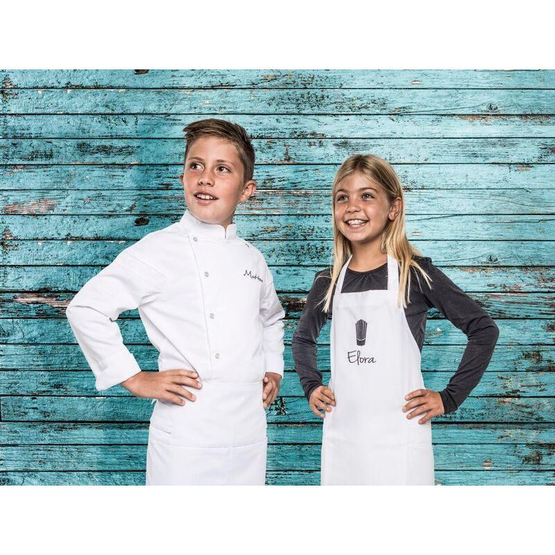 Veste de cuisine Malaga junior    - Clement Design - Veste cuisine enfant -  - La Guilde Culinaire