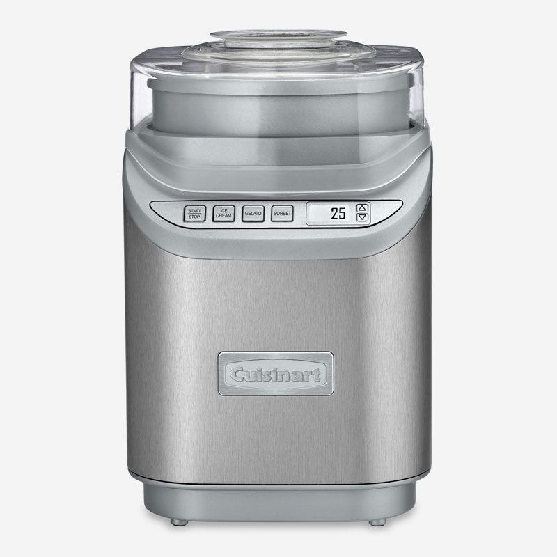 Sorbetière pour crème glacée, glace italienne, yogourt glacé et sorbet inox 1.9L    - Cuisinart - Sorbetière et turbine à glace -  - La Guilde Culinaire