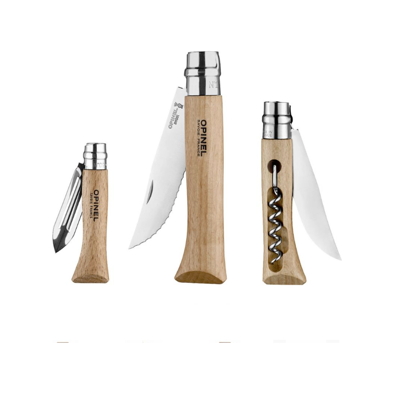 Opinel - Kit Cuisine Nomade    - Opinel - Couteau de table -  - La Guilde Culinaire