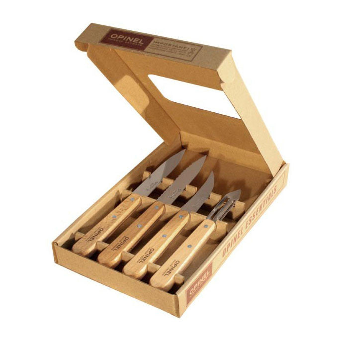 Opinel - Les essentiels du cuisinier (Classique)    - Opinel - Ensemble de couteaux -  - La Guilde Culinaire